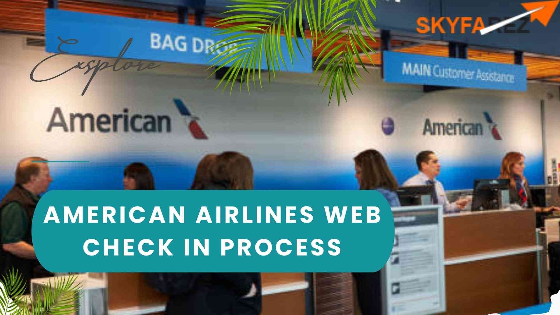 american airlines web check in