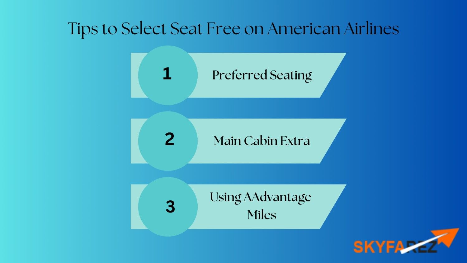 american airlines select seats